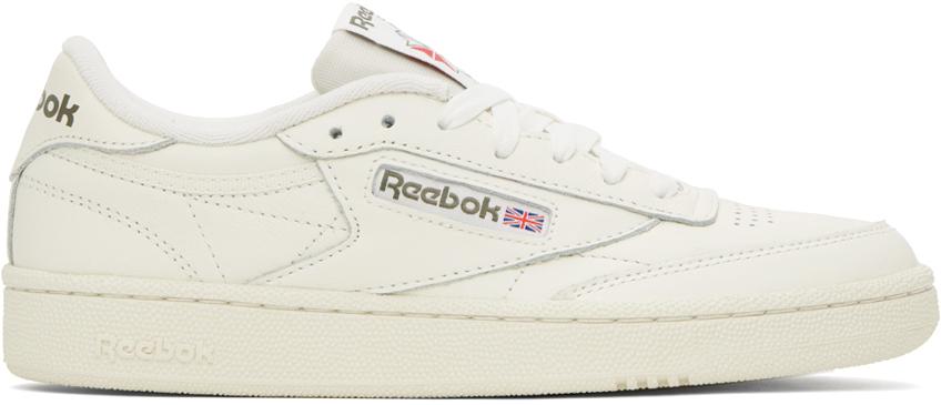 Reebok Off white Club C 85 Sneakers in Black for Men Lyst UK