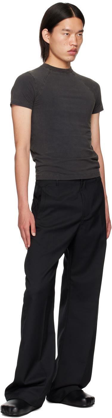 Entire studios メンズ ブラック ベビーtシャツ Tシャツ 