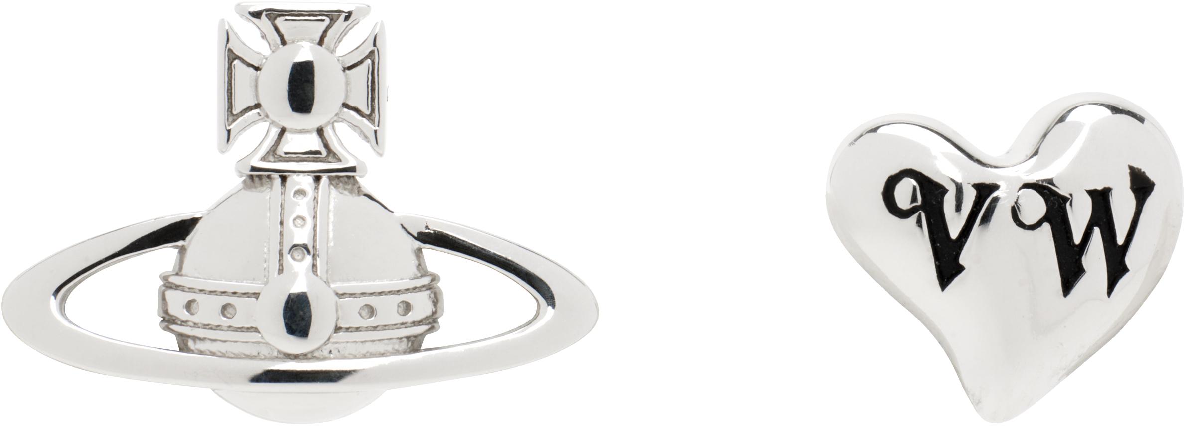【Vivienne Westwood】Leodaria ピアス シルバー vivienne-westwood-P157-