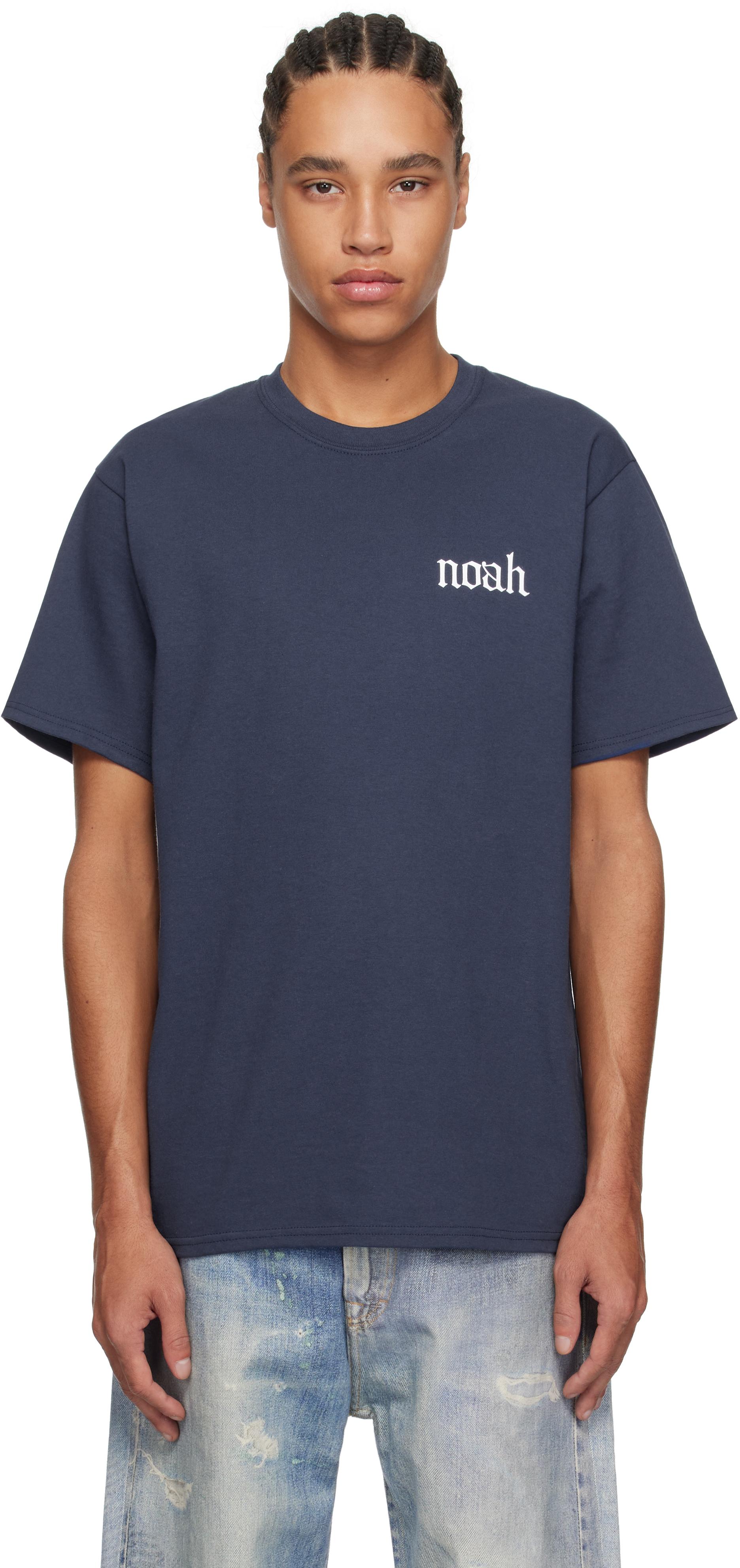 NOAH★Gothic N Tee Tシャツ Noah Gothic N Tee - Navy – Goodhood