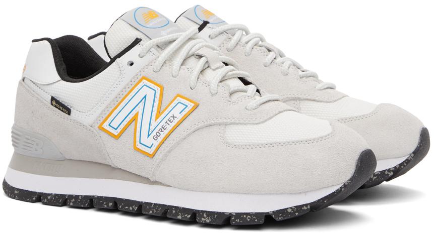 New Balance Grey 574 rugged Gtx Low-top Sneakers in Gray for Men | Lyst
