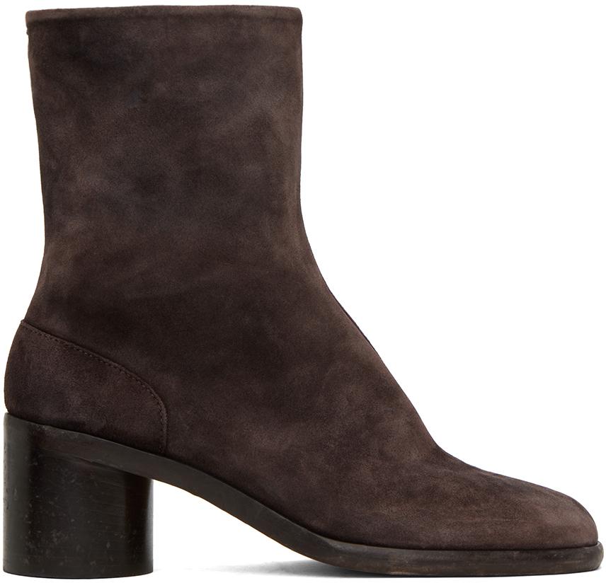Maison Margiela メンズ ブラウン Tabi ブーツ ブーツ