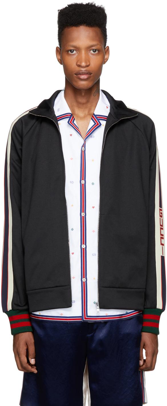 gucci logo track jacket