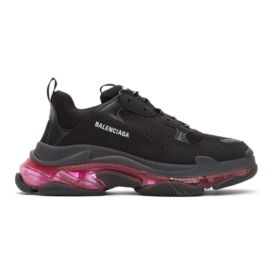 Get Balenciaga Triple S Pink And Black Pictures
