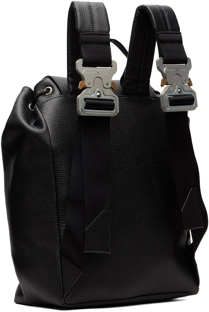 レザー 1017 alyx 9sm leather tank backpack 1017 ALYX 9SM Nylon Tank Bags Adjustable Black Backpack Cover With
