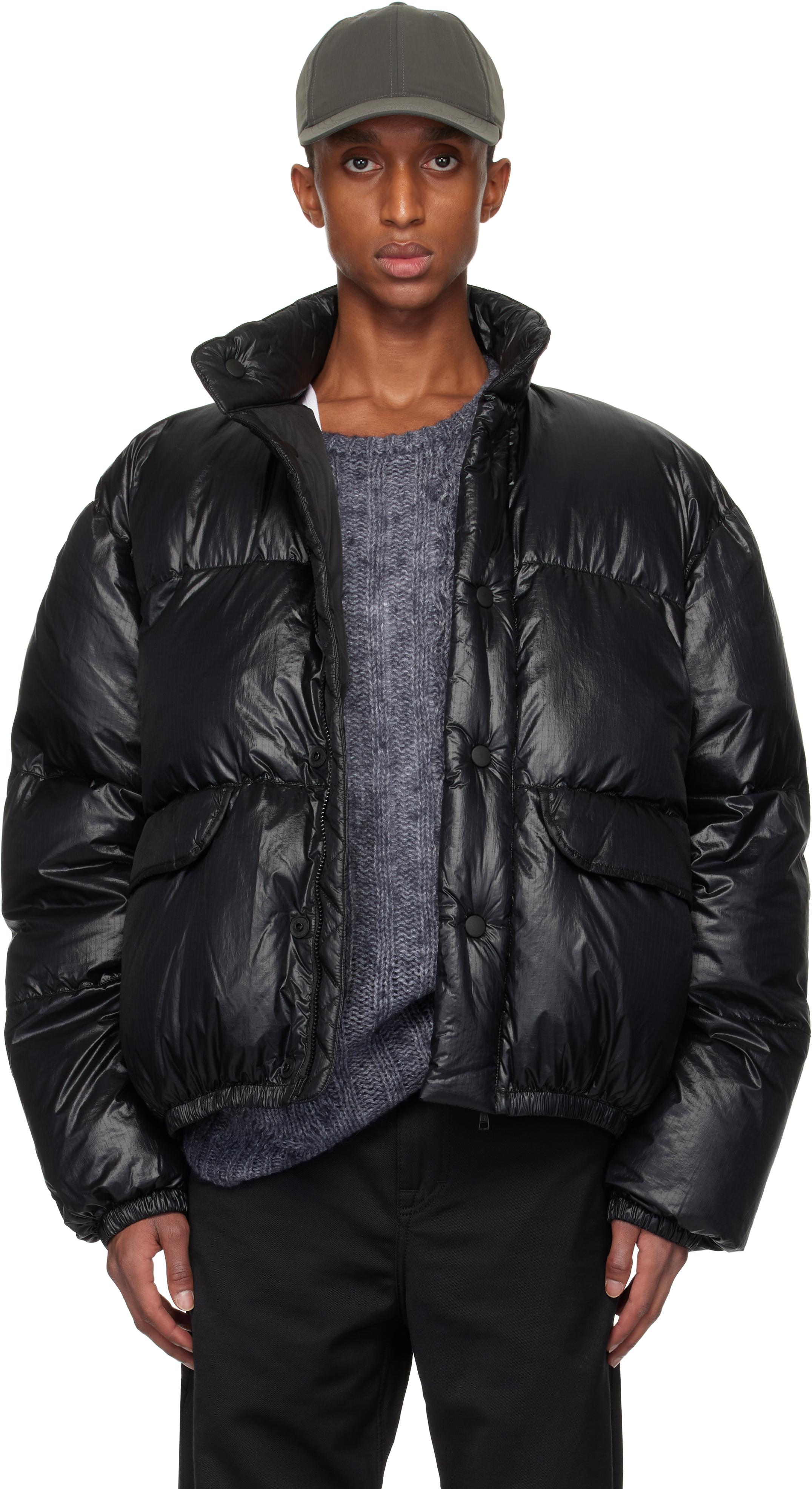 Our Legacy メンズ ブラック Inhale Puffa ジャケット ジャケット Our Legacy メンズ ブラック Inhale Puffa ジャケット ジャケット