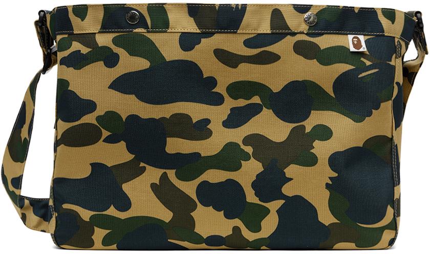 A Bathing Ape 1st Camo Cordura Bag in Green for Men Lyst Australia
