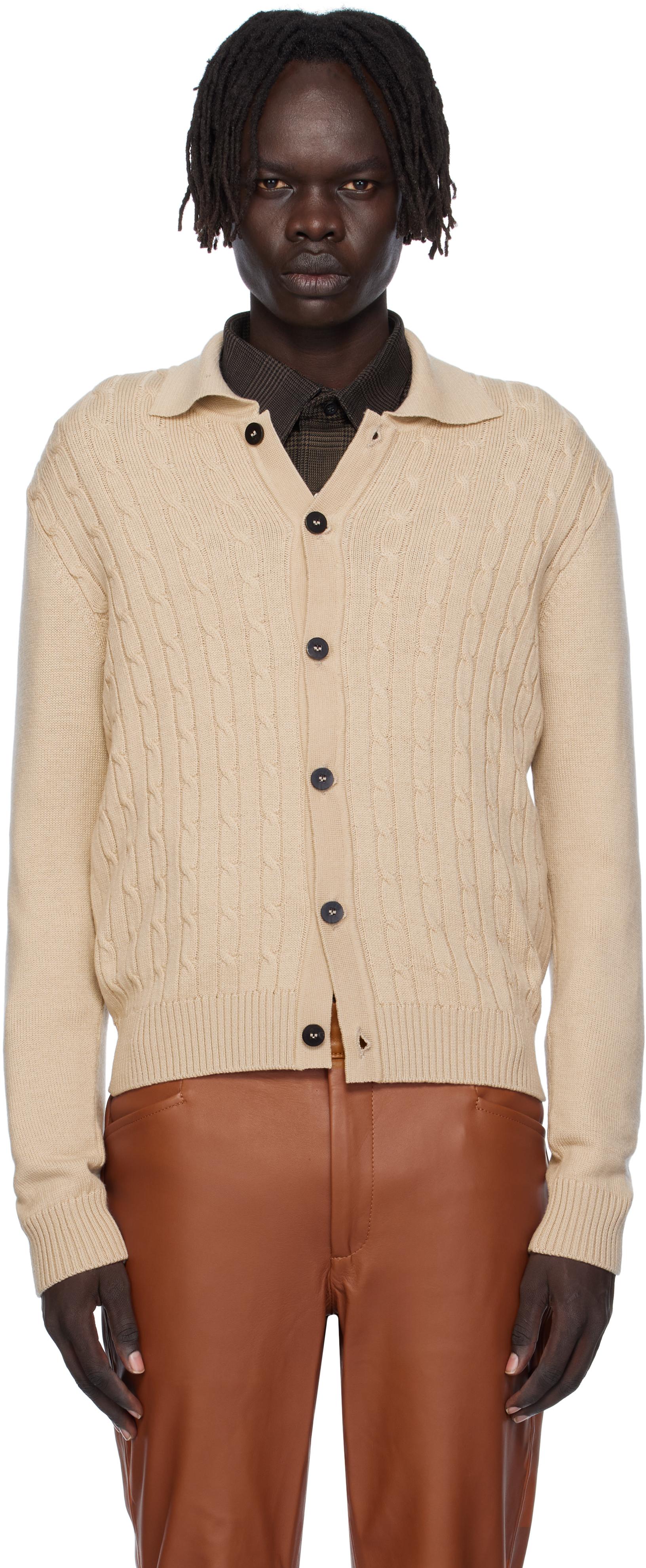 ernest w baker カーディガン Black Floral Cardigan by Ernest W. Baker on Sale