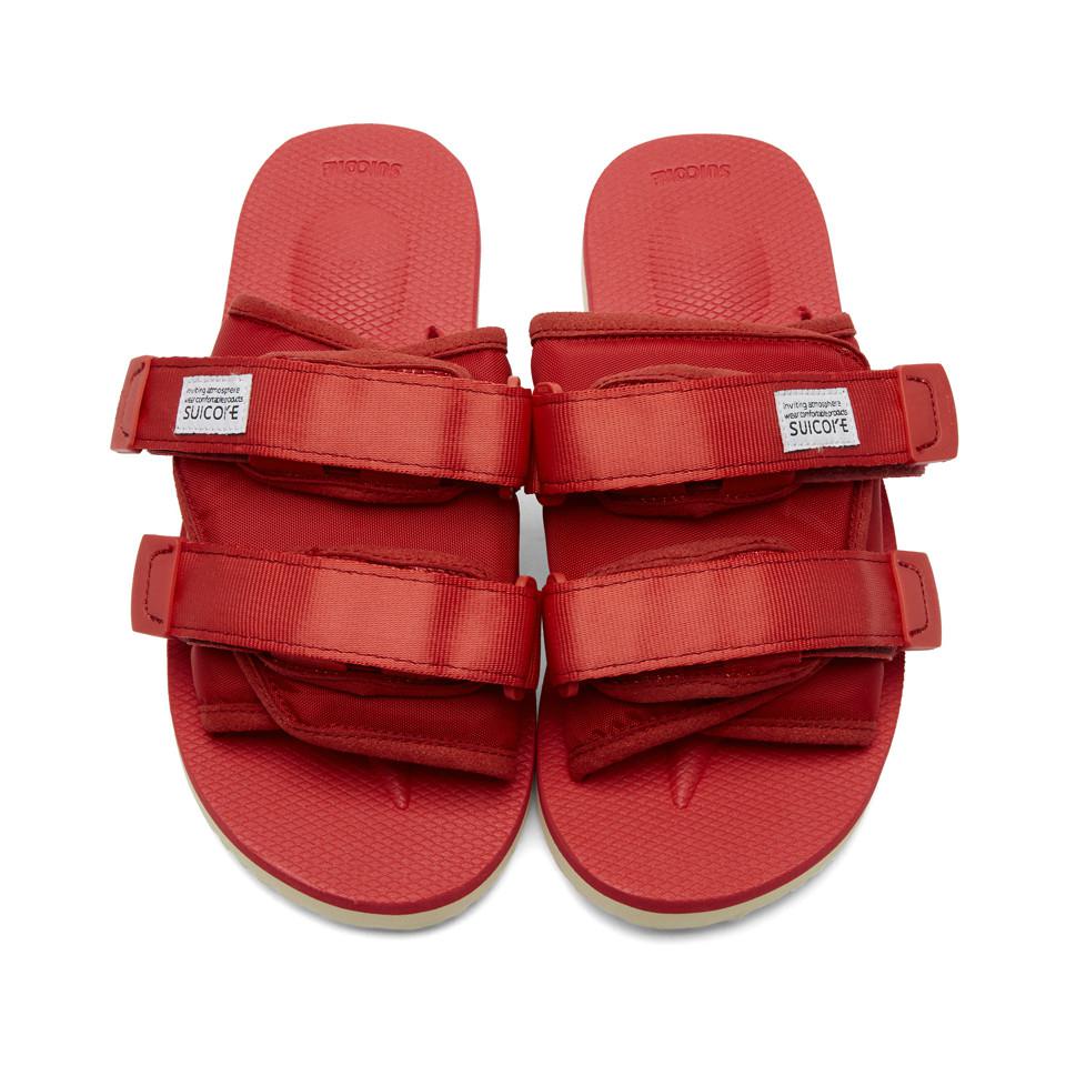 suicoke moto red