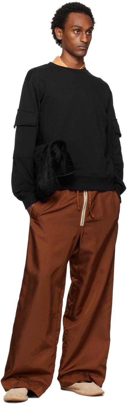 【関税込み】Dries Van Noten ブラック カーゴ スウェットシャツ メンズ Dries Van Noten カーゴ スウェットシャツ ブラック | Lyst