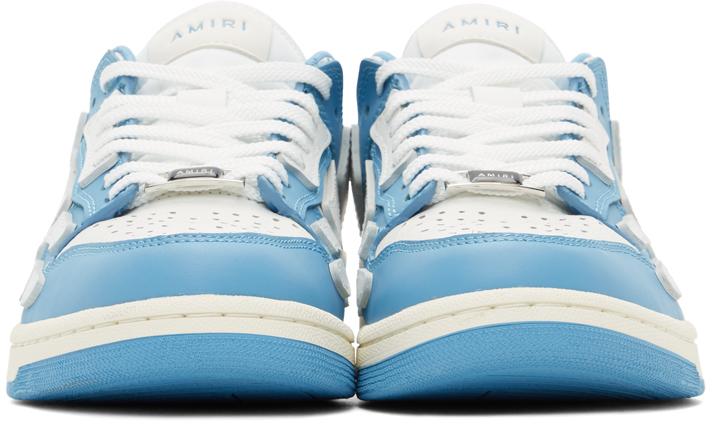 Amiri Blue & White Skel Top Low Sneakers for Men | Lyst Amiri Blue & White Skel Top Low Sneakers for Men | Lyst