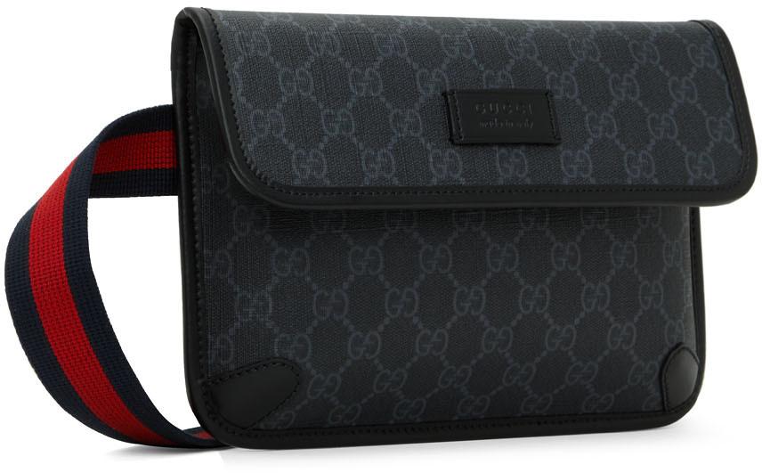 Gucci GG Black Belt Bag for Men Lyst UK