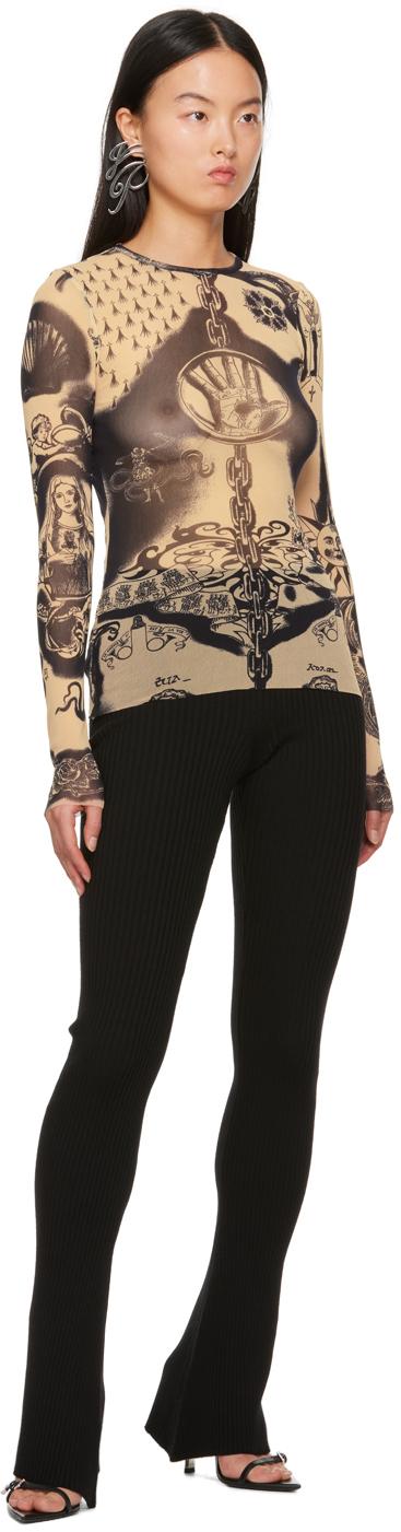 Gaultier Jeans グラフィック長袖トップス Gaultier Jeans グラフィック長袖トップス