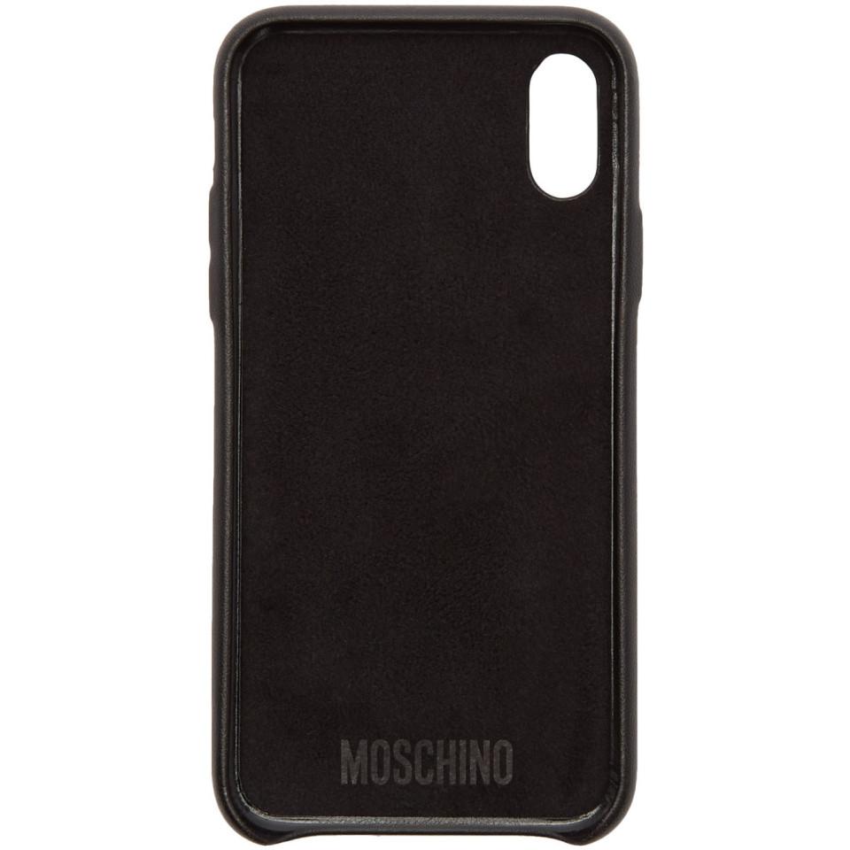 Moschino Iphone Xr Case In Black For Men Lyst
