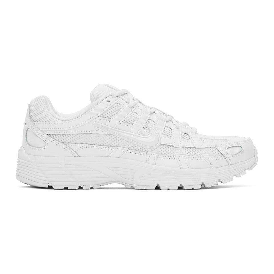 Nike Leather P-6000 in wh/wh (White) - Lyst