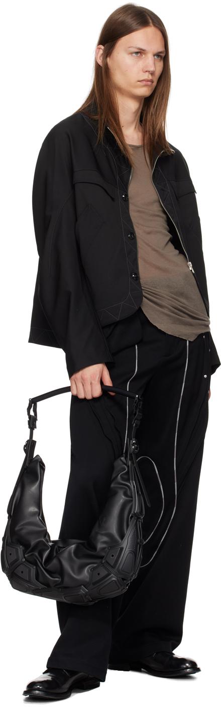 Innerraum メンズ ブラック スモール Object M02 Half Moon