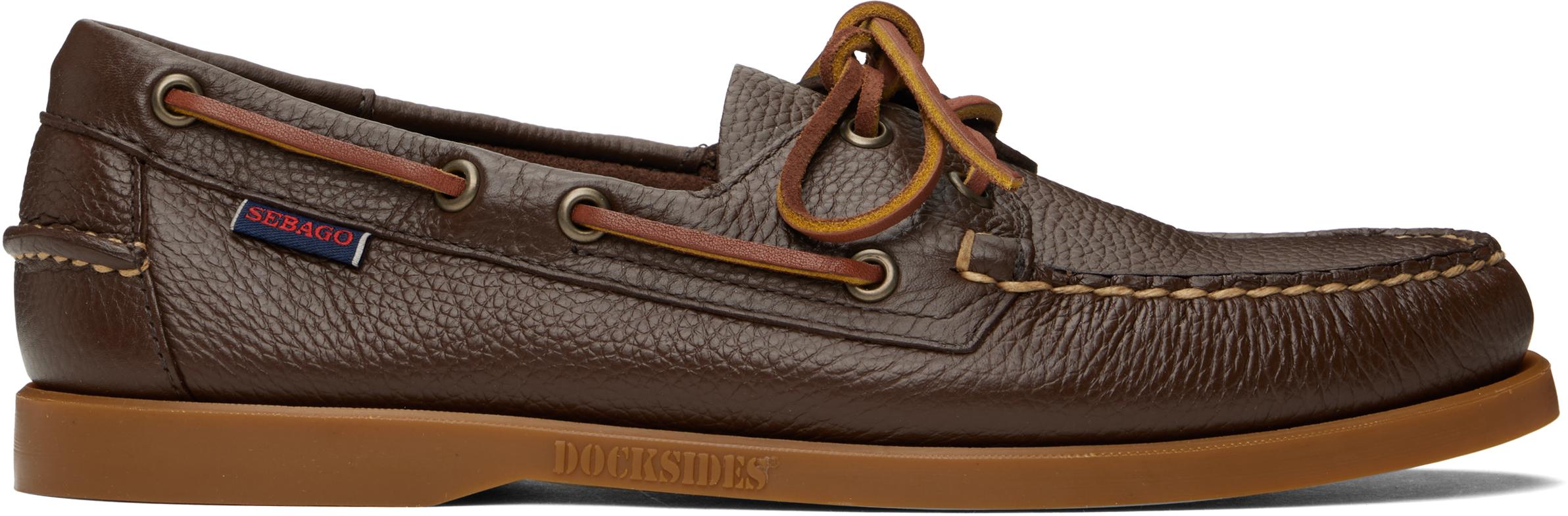 Sebago Portland Martellato Boat Shoes in Black for Men | Lyst Sebago Portland Martellato Boat Shoes in Black for Men | Lyst