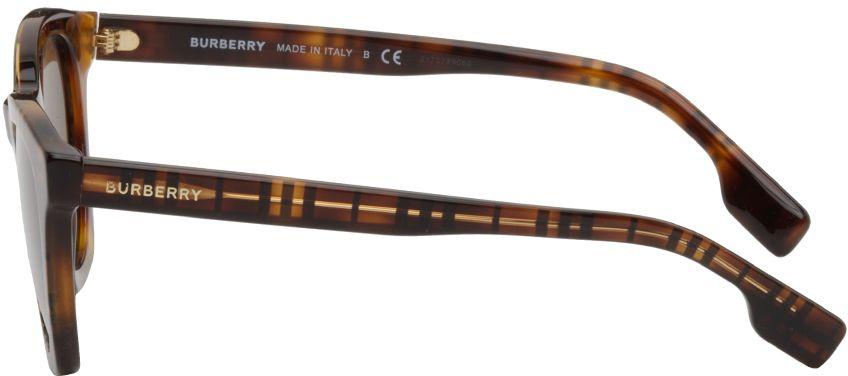 Burberry Brown Yvette Sunglasses in Black | Lyst