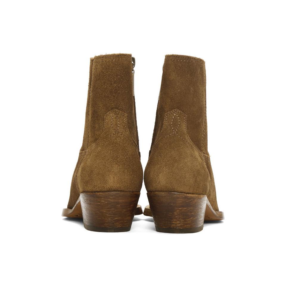 Saint laurent lukas suede ankle clearance boots