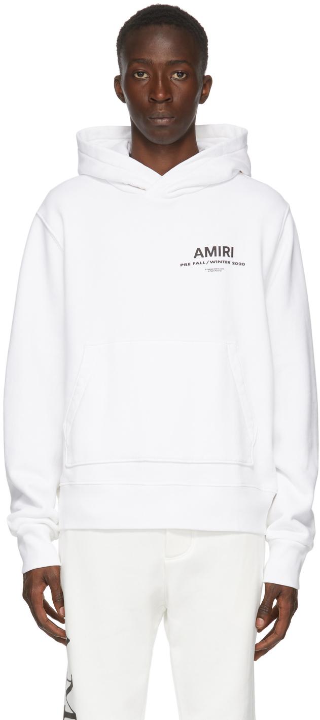 Pull à capuche blanc PF20 Amiri pour homme en coloris Blanc - Lyst