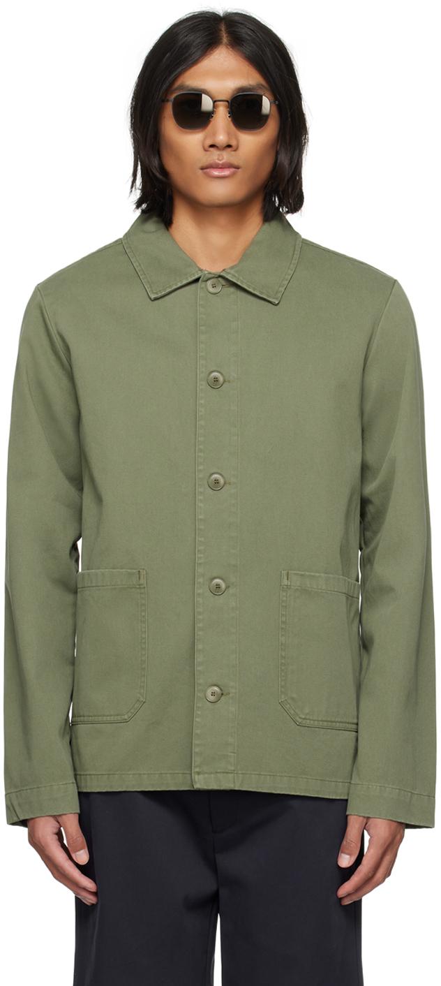 A.P.C. メンズ グリーン ーン Kerlouan ジャケット ジャケット
