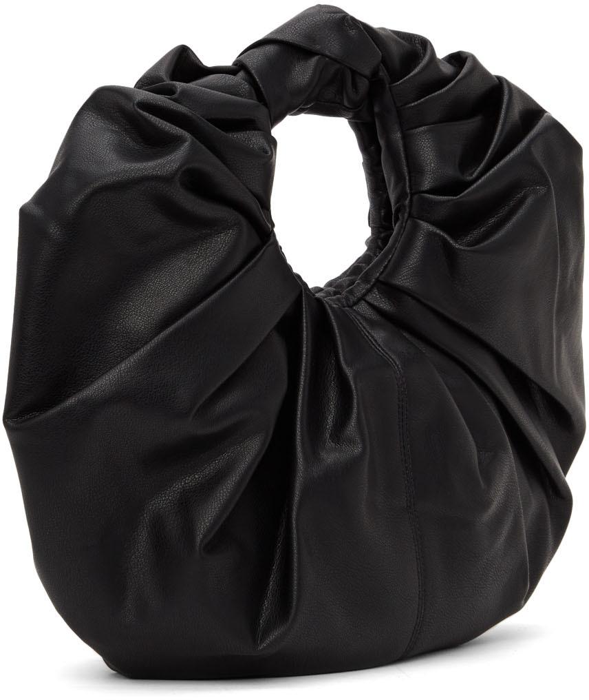 GIA STUDIOS Leather Croissant Bag in Black | Lyst Canada