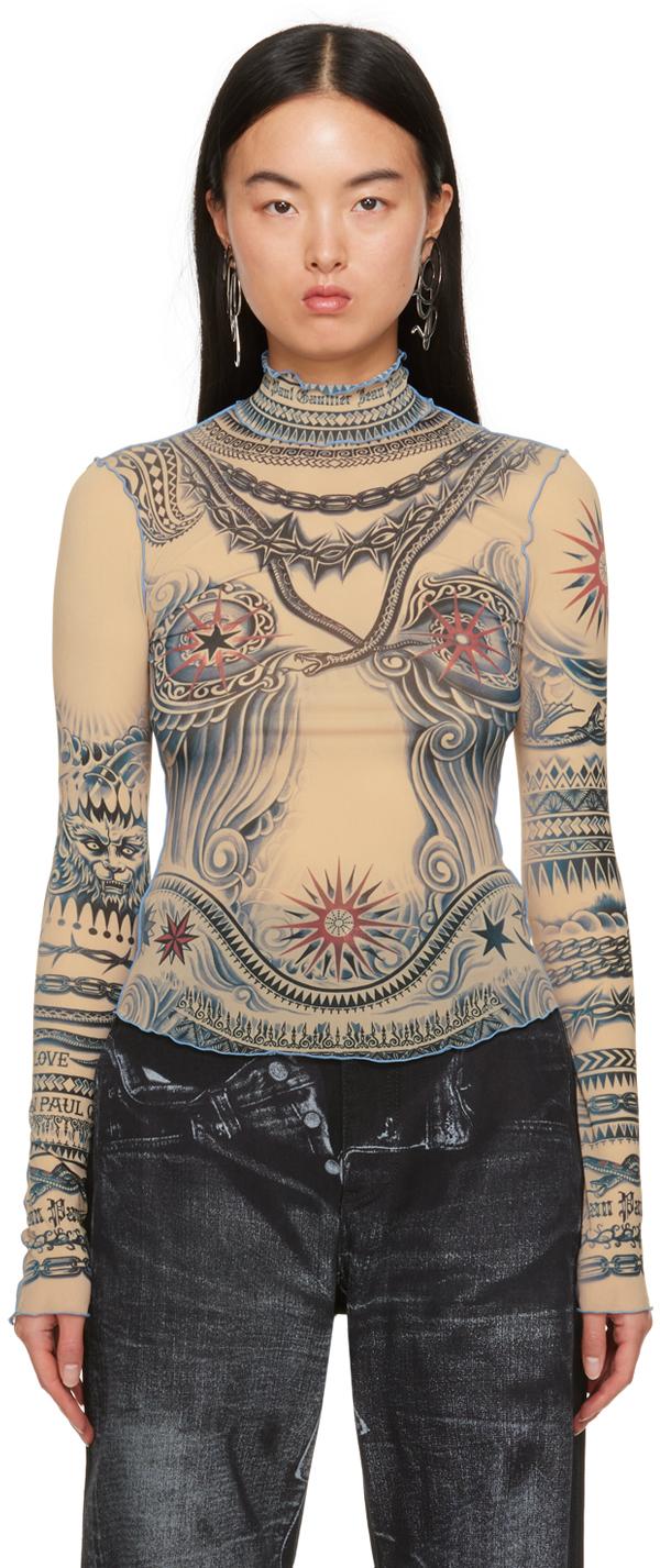 Jean Paul Gaultier レディース ブラック Soleil タートルネック 