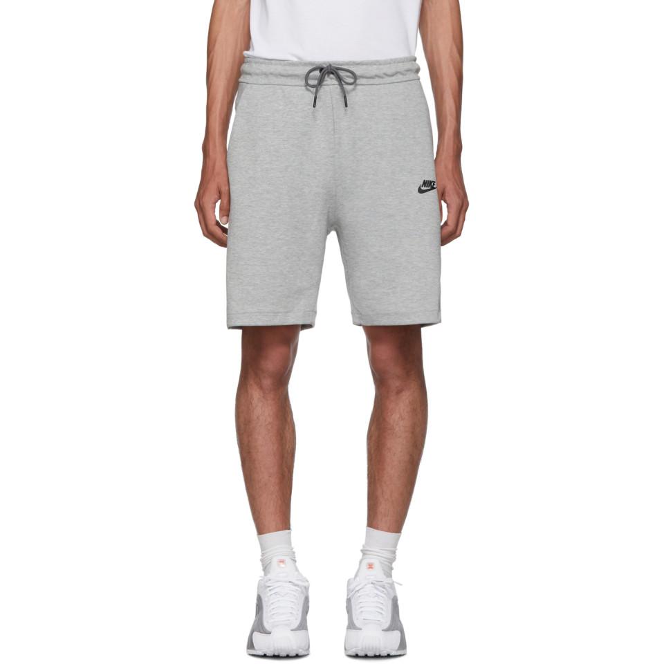nike tech grey shorts