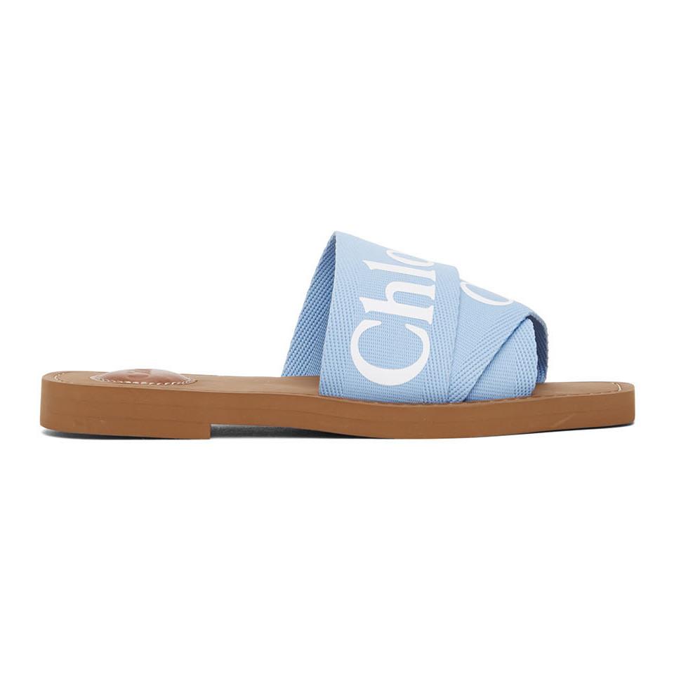 chloe flat mule sandals