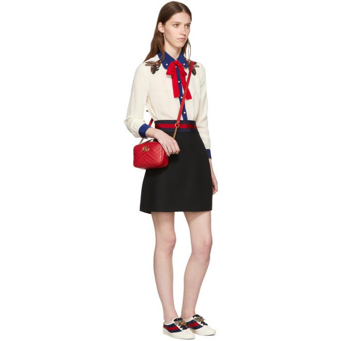 gucci red camera bag