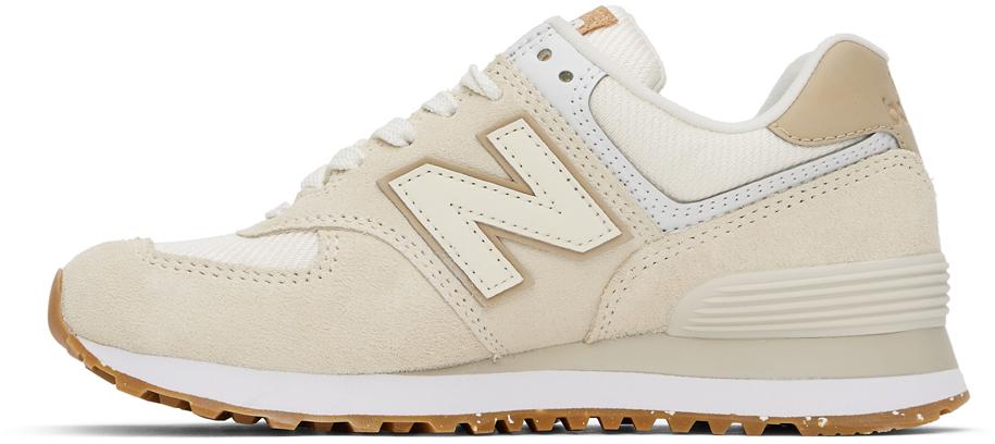 New Balance Suede Off- 574 Sneakers in Natural | Lyst