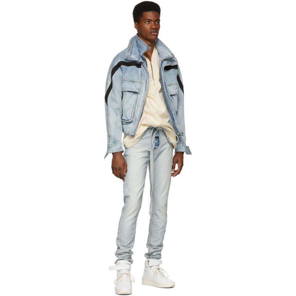 God Indigo Inside Out Slim Jeans 