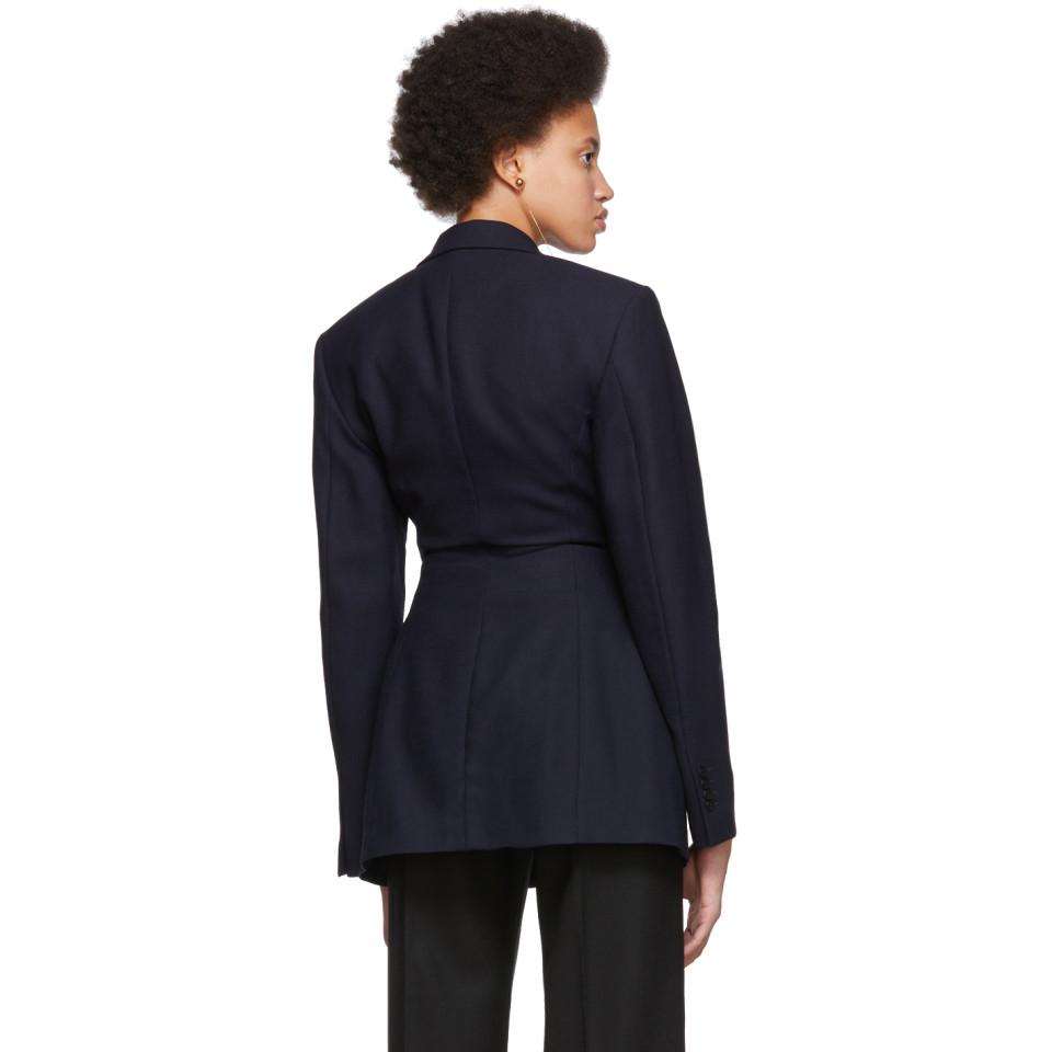 Jacquemus Wool Navy La Veste Raffaella Blazer in Blue | Lyst