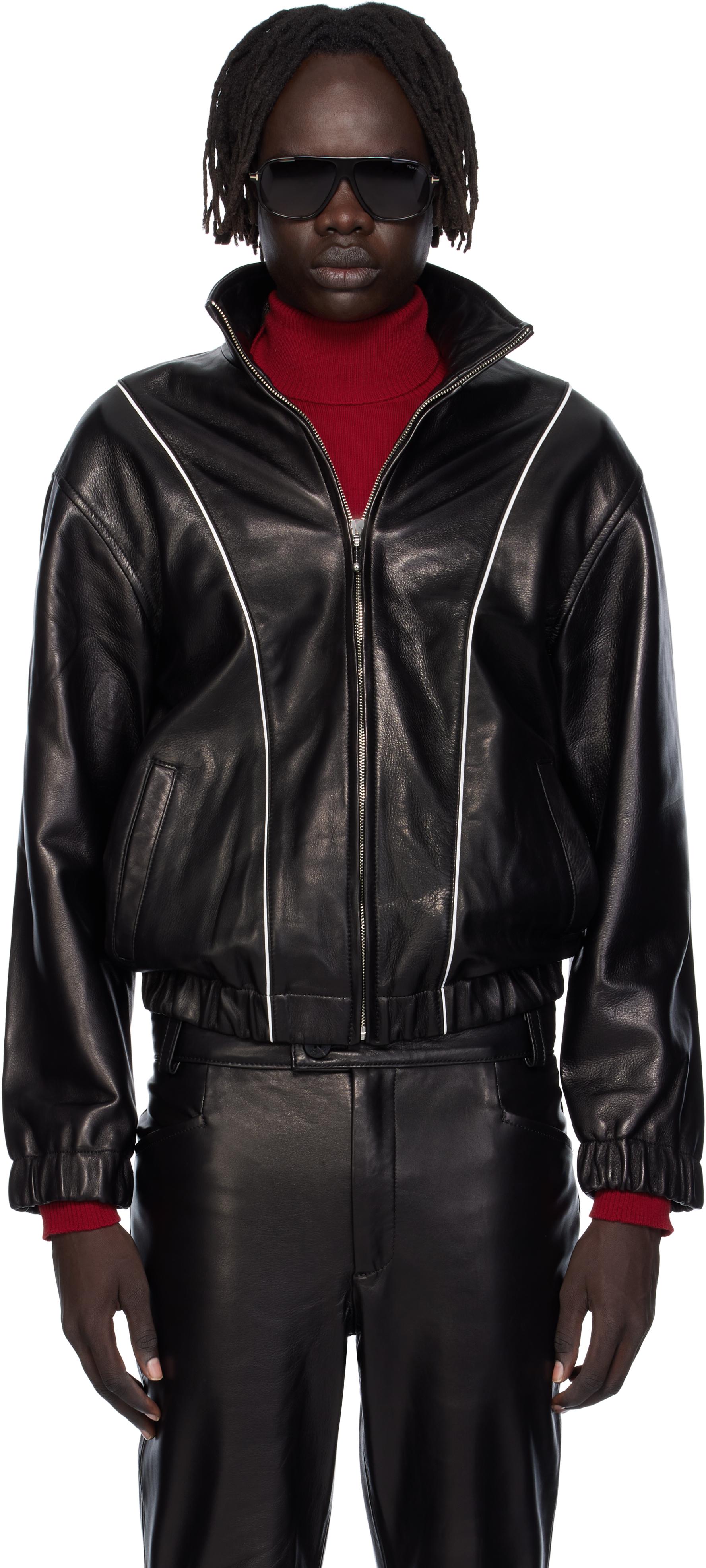 ernest-w-baker-Black-Leather-
