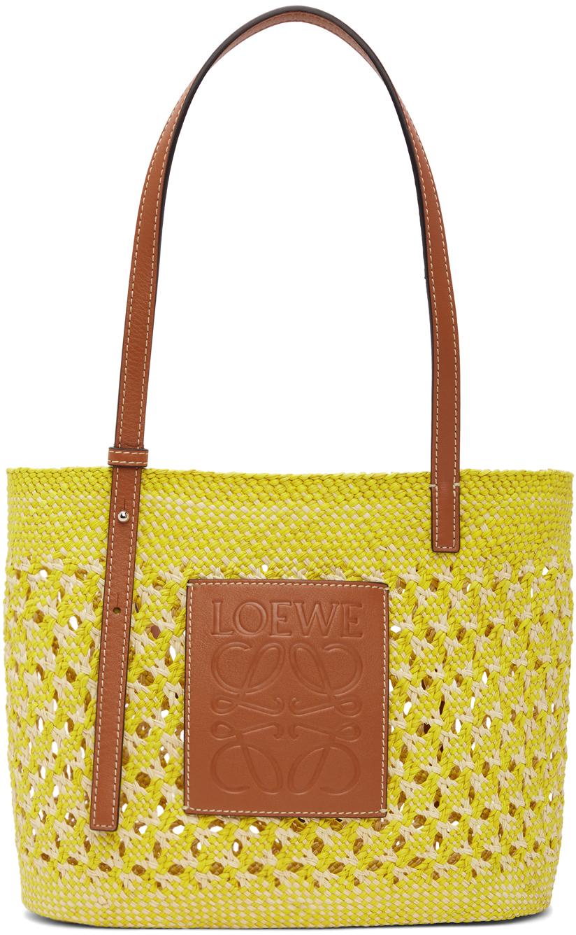 loewe basket bolsa orange