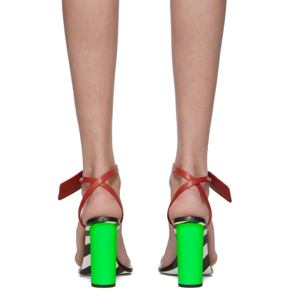 off white transparent sandals