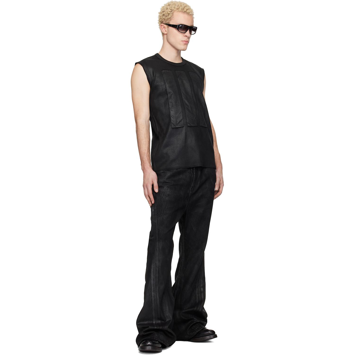 Det Blev Sent Waxed Varet Jeans in Black for Men | Lyst