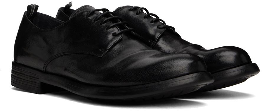 Officine Creative メンズ ブラック Hive 008 ダービー レースアップ