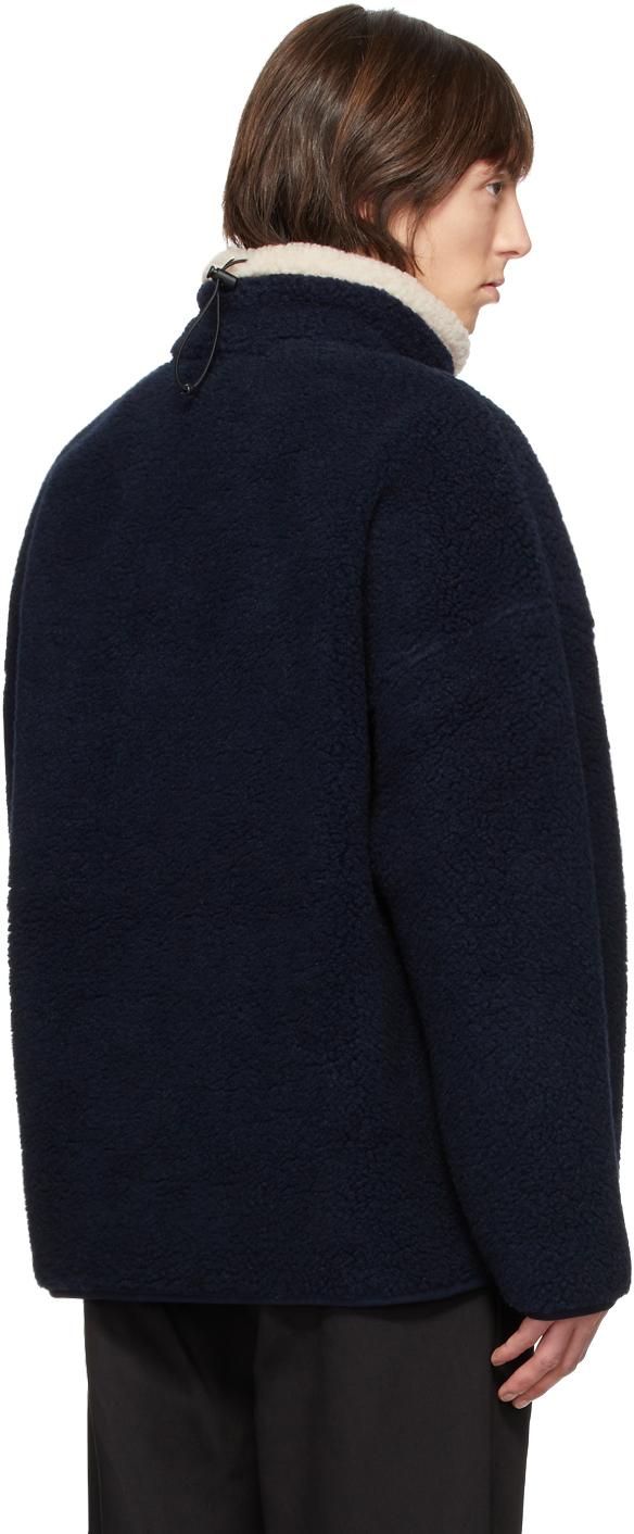 Rassvet (PACCBET) Navy Fleece Zip Pullover in Blue for Men | Lyst