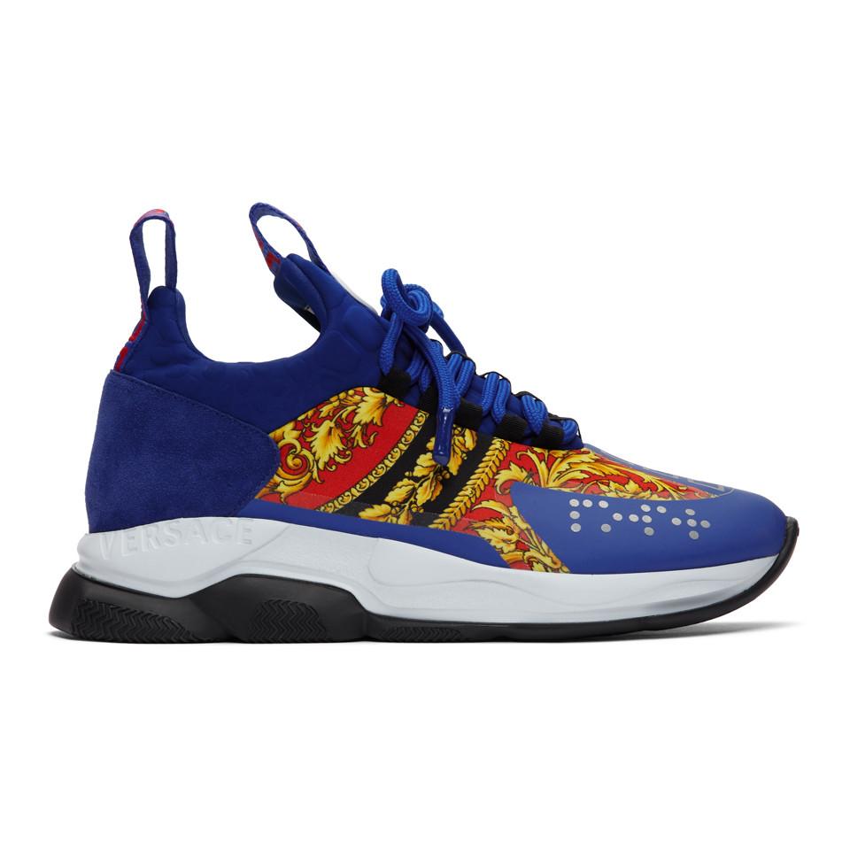 versace runners blue
