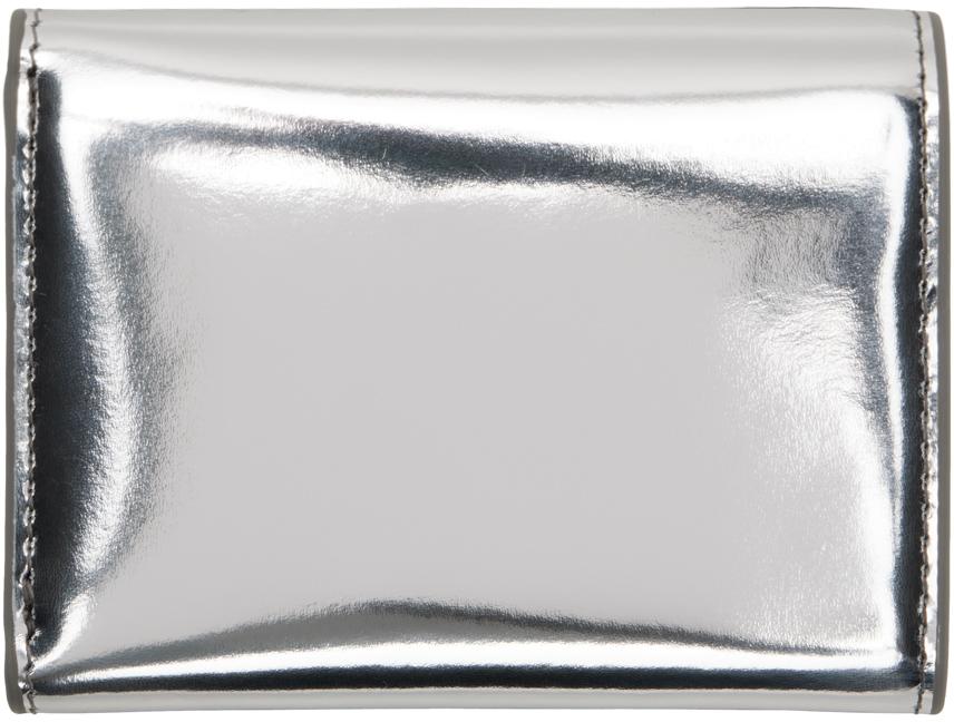 DIESEL レディース メタリック シルバー 1dr Tri Fold Coin Xs Ii 財布  