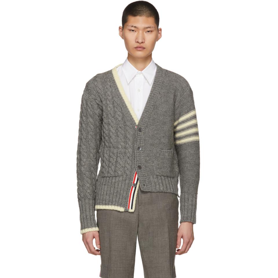 half and half cardigan