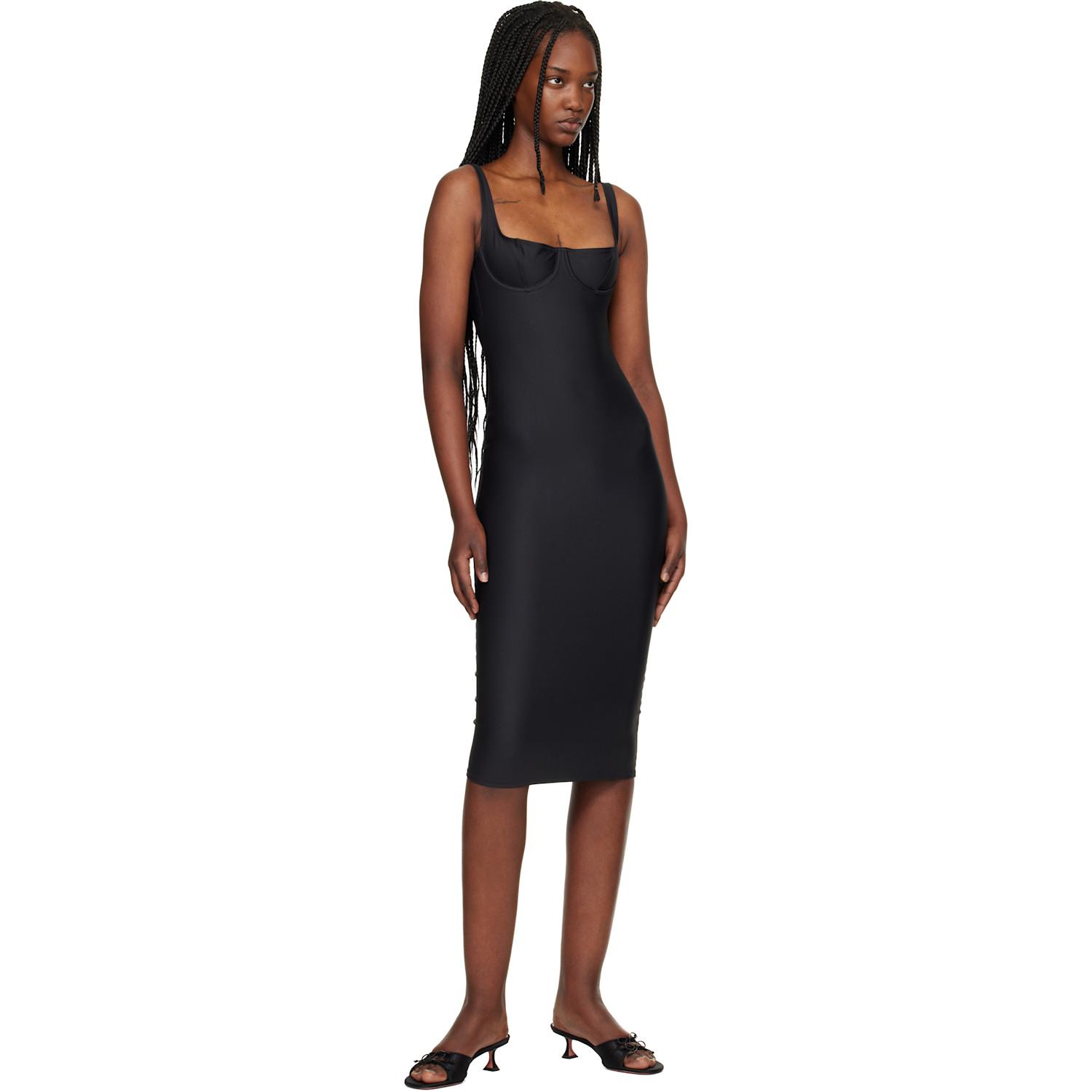 skims black dress Skims Maxi Dress