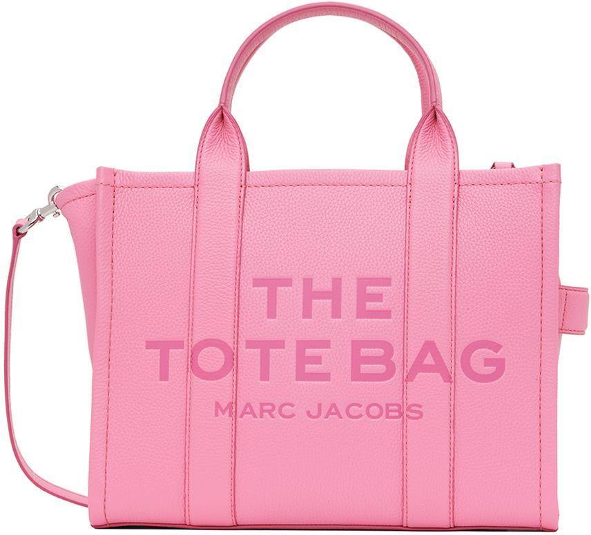 Marc Jacobs Pink Leather Medium 'the Tote Bag' Tote | Lyst Canada