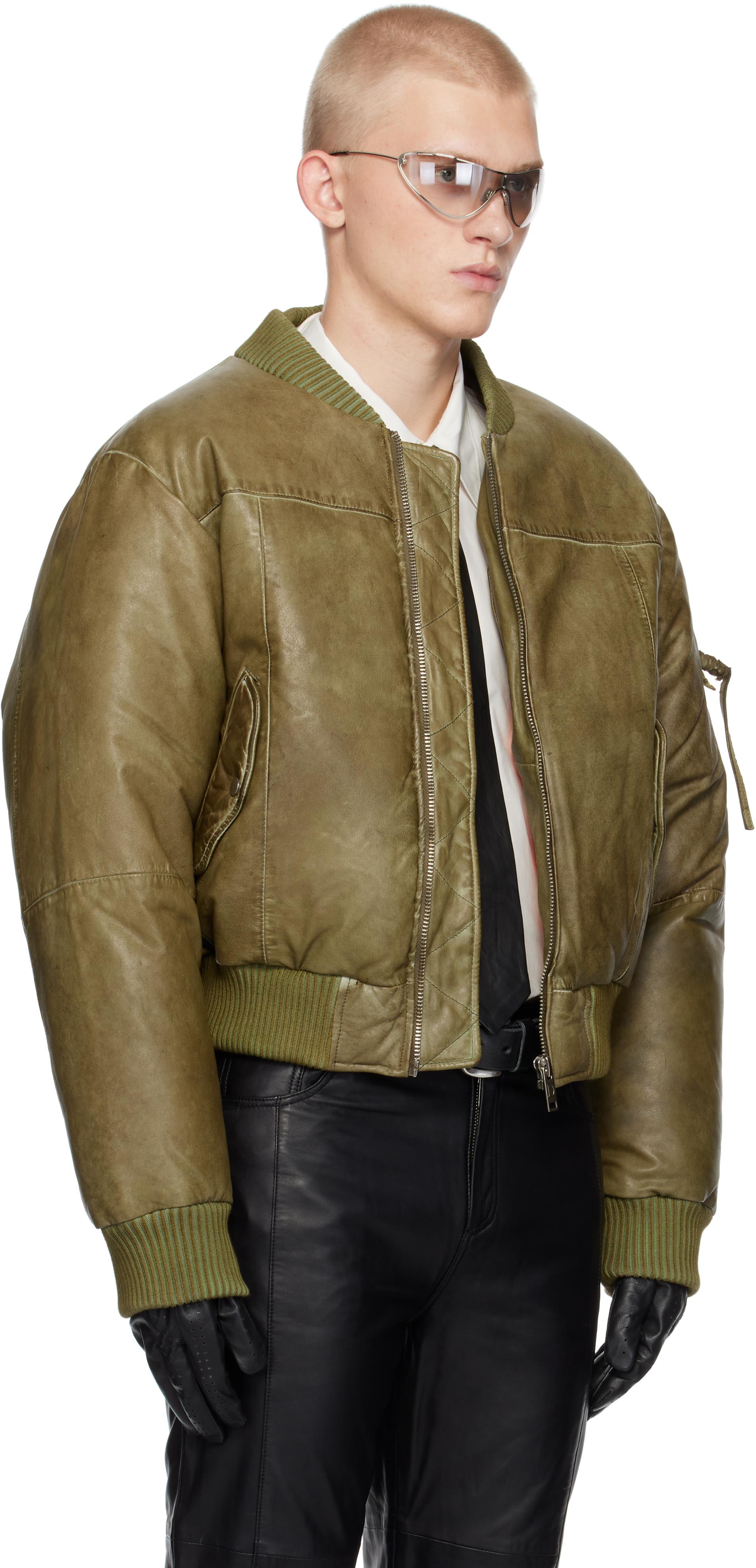 DEADWOOD レザーボンバージャケット DEADWOODをオンラインでショッピング | セール & ニューシーズン | Lyst