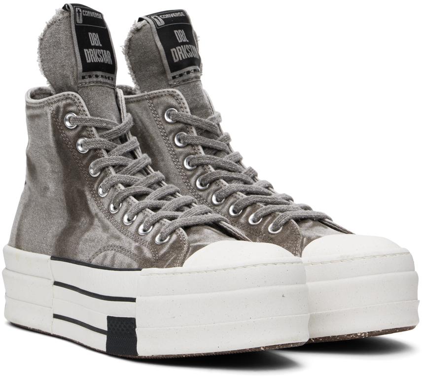 Rick Owens Converseエディション グレー Dbl Drkstar スニーカー 
