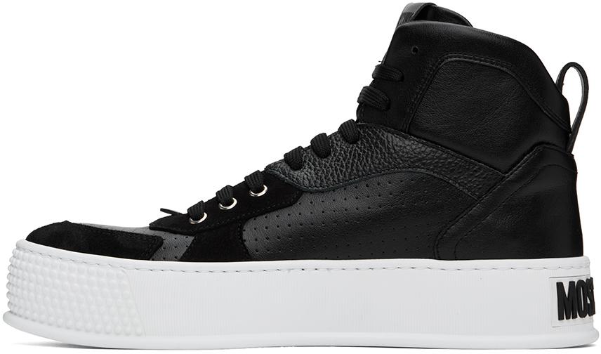 Moschino Bumps Stripes Sneakers in Black for Men Lyst UK