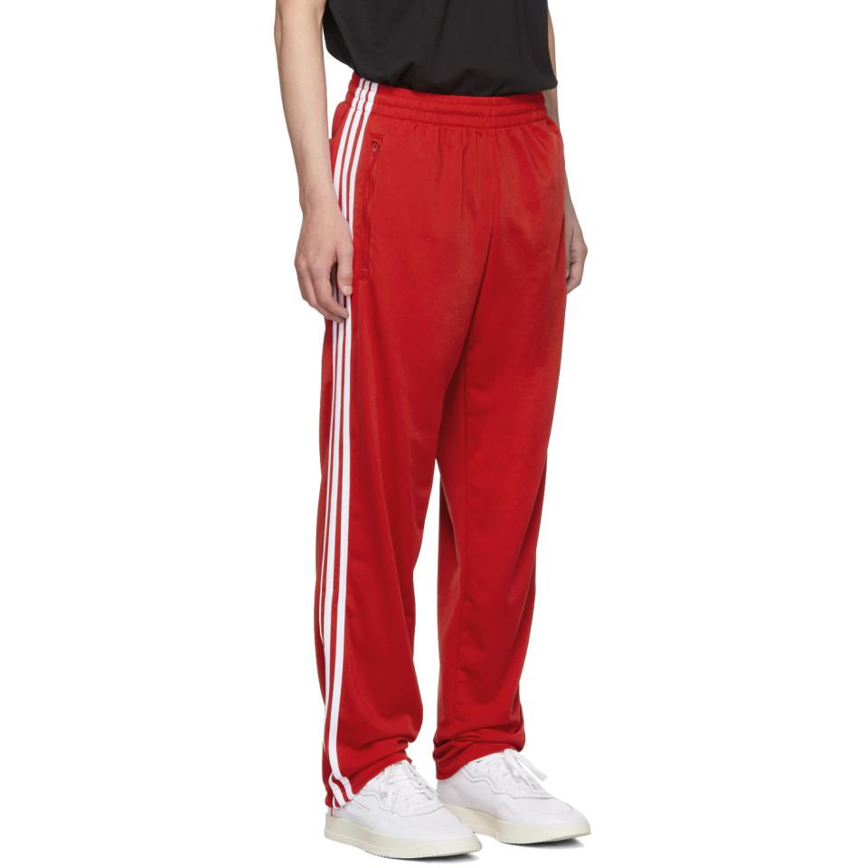 embudo Miau miau champán adidas Originals Red Firebird Track Pants for Men | Lyst