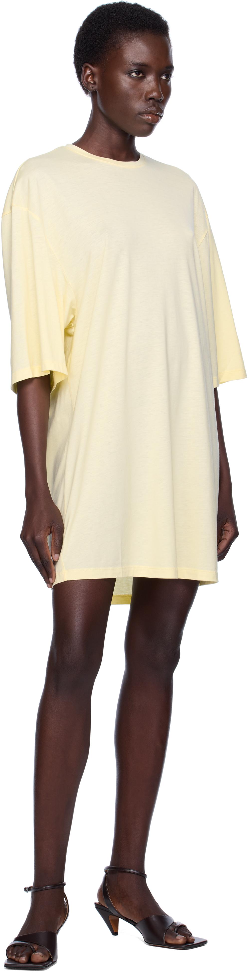 【関税込み】TOTEME イエロー Relaxed Tee ミニワンピース TOTEME Mini and short dresses for Women | Online Sale up to