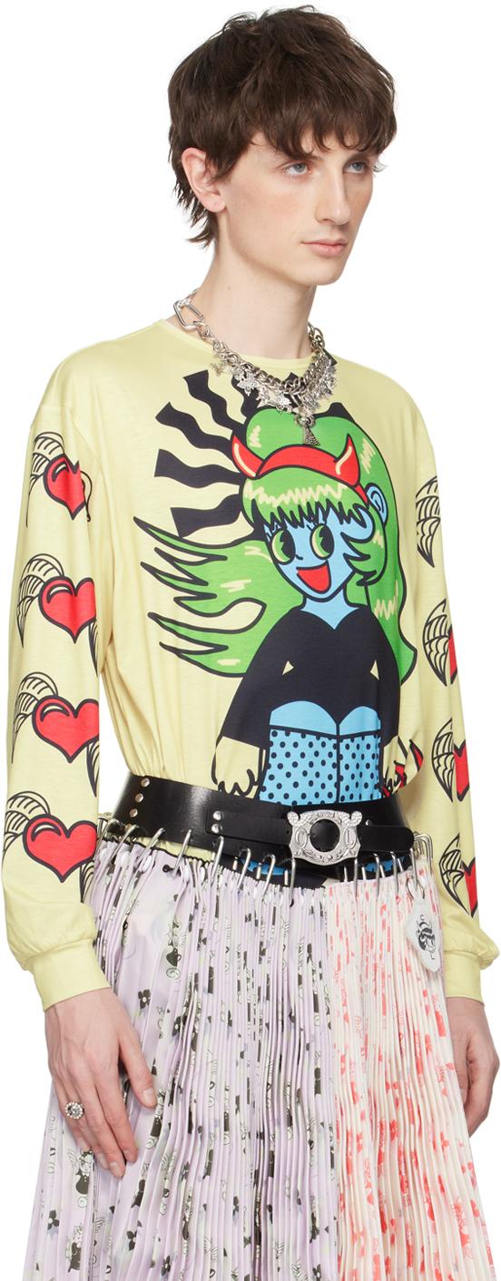 Chopova Lowena Off-white Lady In Love Long Sleeve T-shirt
